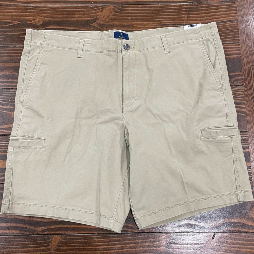 5/$20 NEW 44 Men's Khaki Tech Cargo Shorts